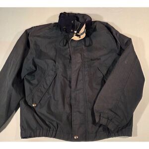 Pacific Trail Men's LT Navy Hooded Windbreaker Rain Jacket Outdoor Coat